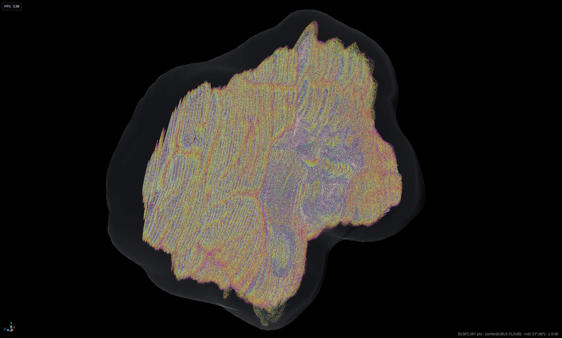 Macaque Brain Cortex 3D preview
